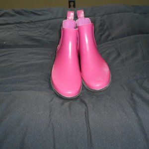 Polo Sport Fushia Pink Patent Leather Ankle Boots